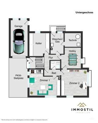 Untergeschoss Grundriss