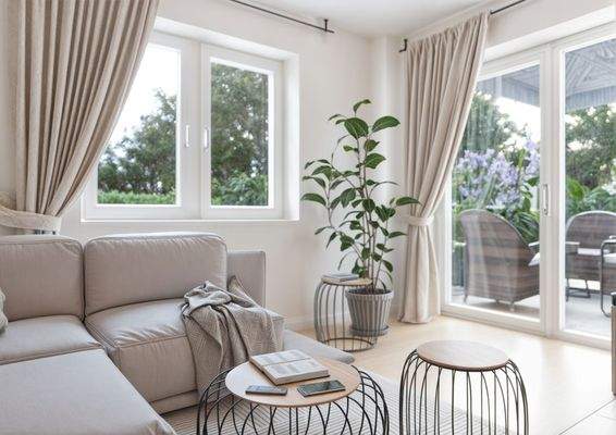 Wohnbeispiel Blick auf Terrasse