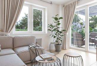 Wohnbeispiel Blick auf Terrasse