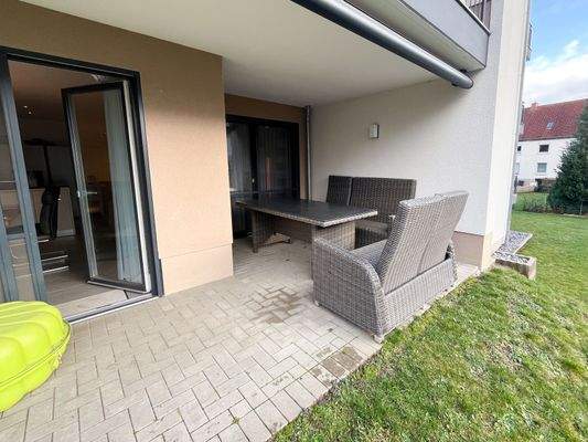 überdachte Terrasse