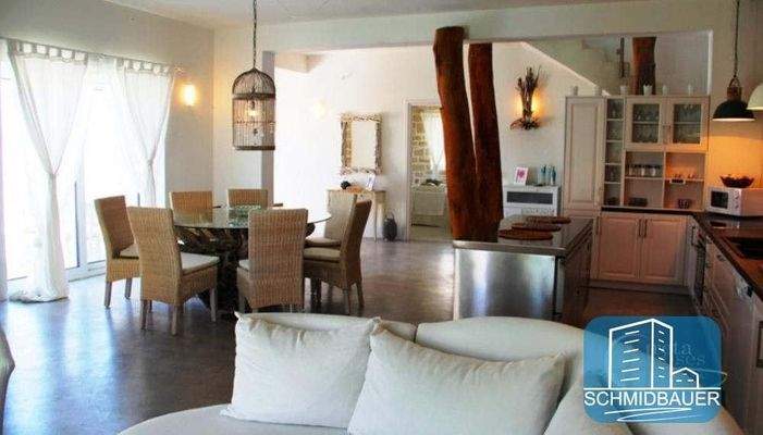 Kreta, Pitsidia: Wunderbare Villa mit Pool und Blick auf die Berge von Psiloritis