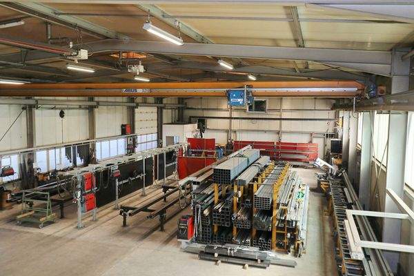 Produktion in Halle 1