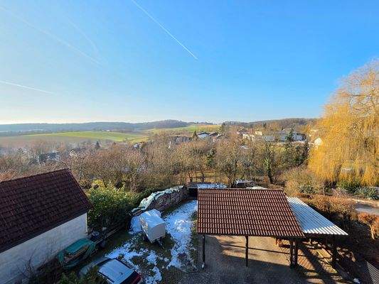 Weitsicht vom Obergeschoss