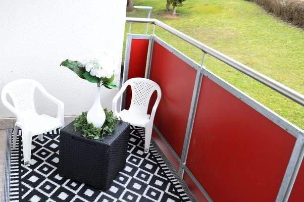 Nordbalkon bei der Küche