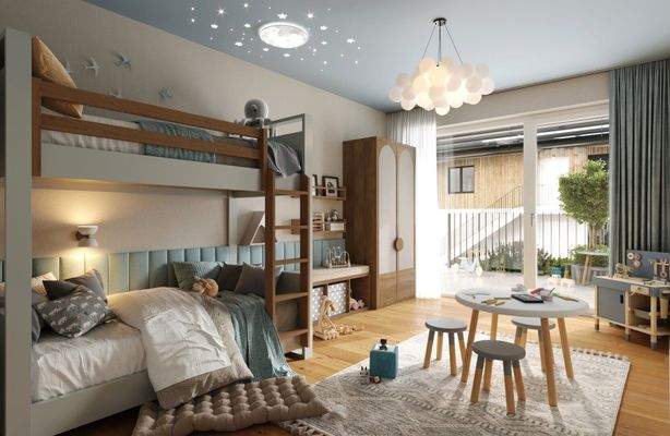 Kinderzimmer Visualisierung