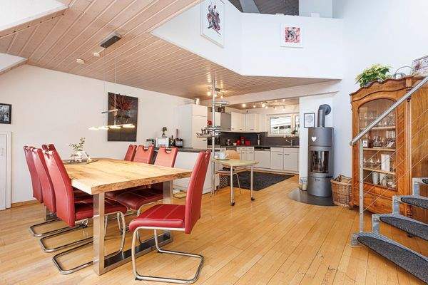 Blick vom Wohnbereich