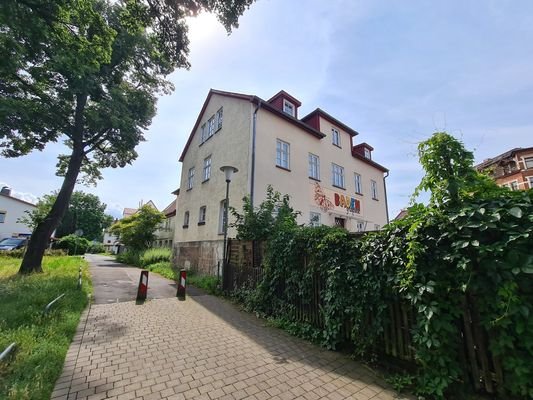 Gebäude Seite Inselstraße