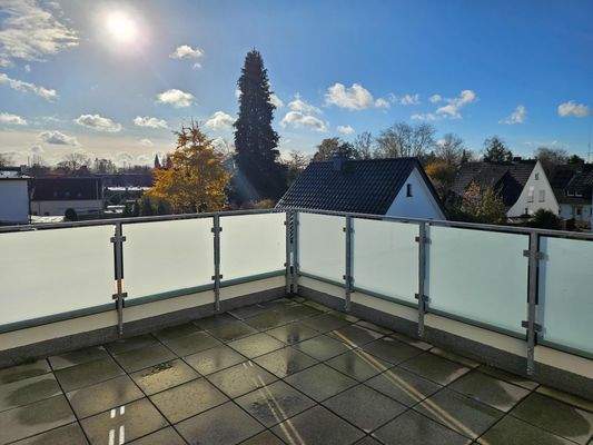 Blick von der Dachterrasse