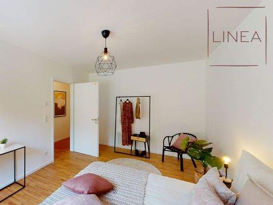 Schlafzimmer (Musterwohnung)