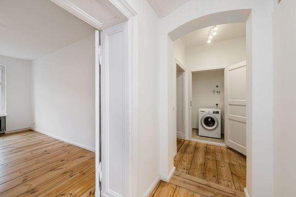 Flur mit Blick zum HWR