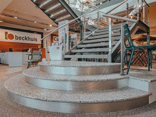 Auch hier über zwei Etagen