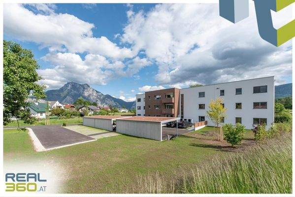 Außenansicht mit Blick auf Traunstein