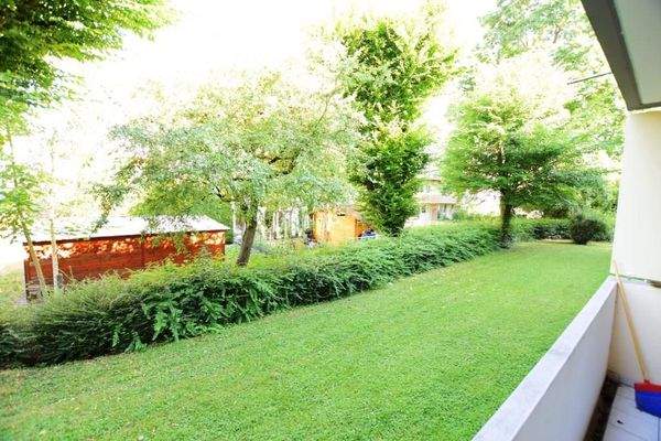 Balkon Aussicht ins Grüne