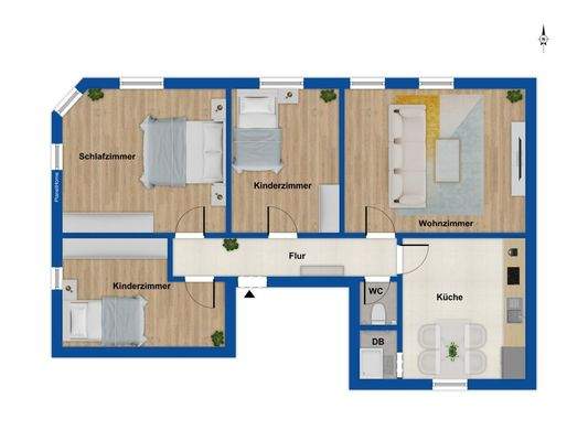 Grundriss 3. OG rechts