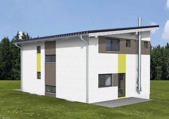 Außenansicht - Bauzeichnung  