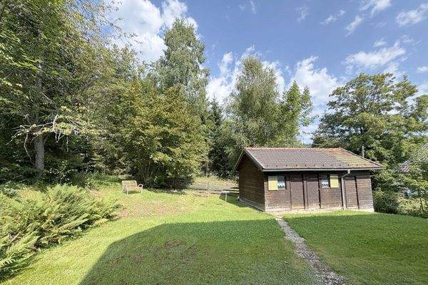 Garten mit Gartenhaus