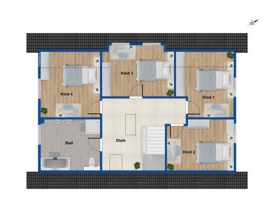 Grundriss Dachgeschoss