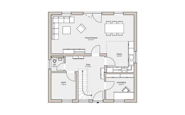 Grundriss Erdgeschoss