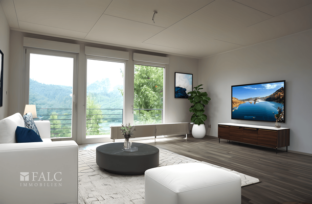 Einrichtungsbeispiel Wohnzimmer Obergeschoss