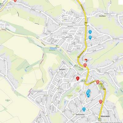 Geolyzer Kartenausschnitt