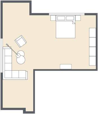 Grundriss Studio-Galerie