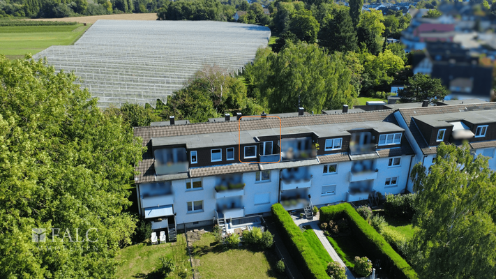 Sicht auf den Balkon 