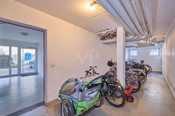 Fahrradkeller mit ebenerdigen Zugang zur Haustür