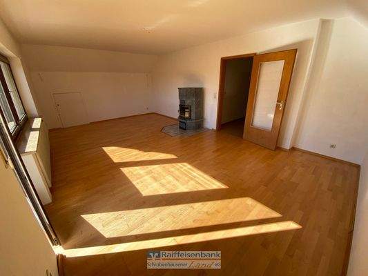 Wohnbereich mit Holzofen