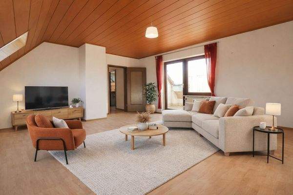 KI-Visualisierung Wohnzimmer