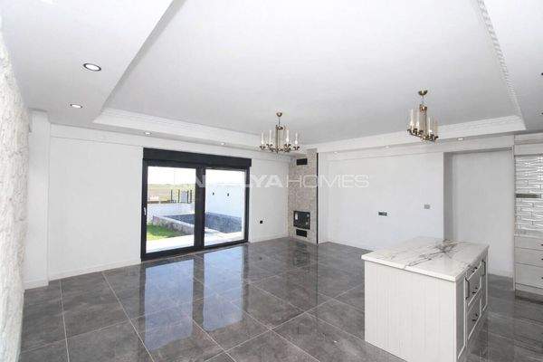 Detached Stone Cladding House in Belek Antalya