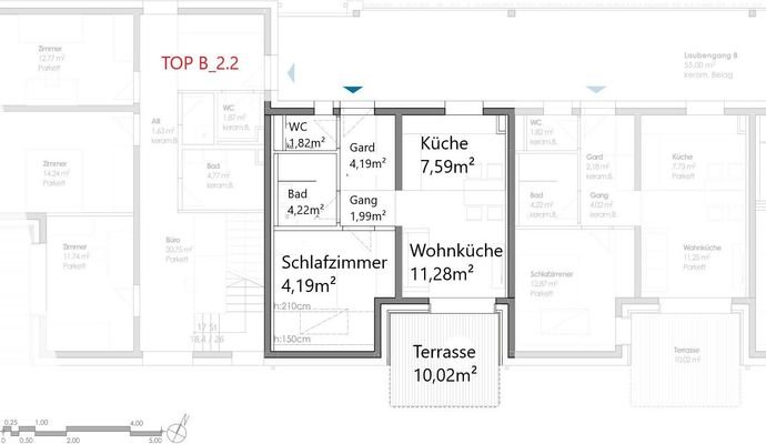 Grundriss B 2.2