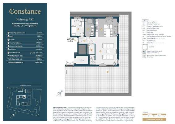 Grundriss WE 7.87 Ebene 1