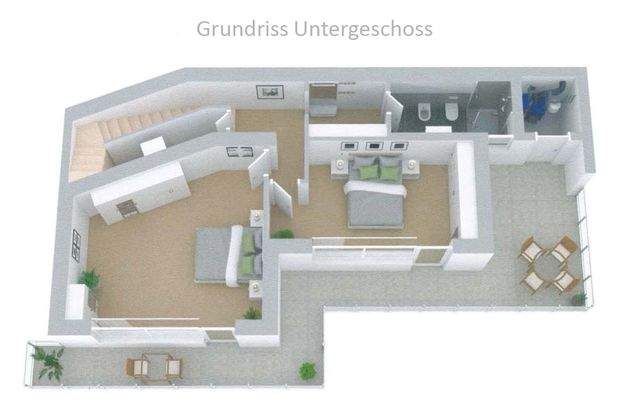 3D-Grundriss Untergeschoss