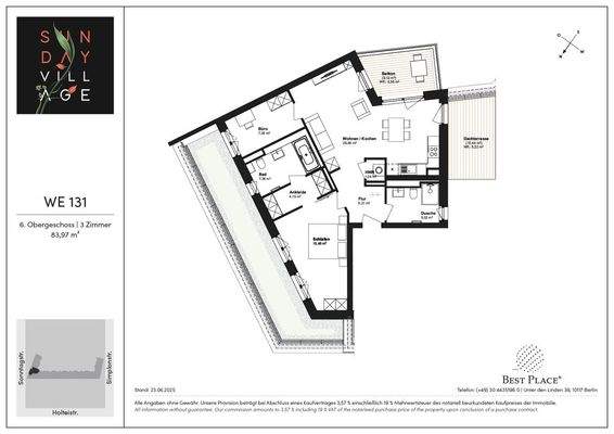 Vertriebsgrundriss_Sunday_Village_Eckwohnungen_WE131