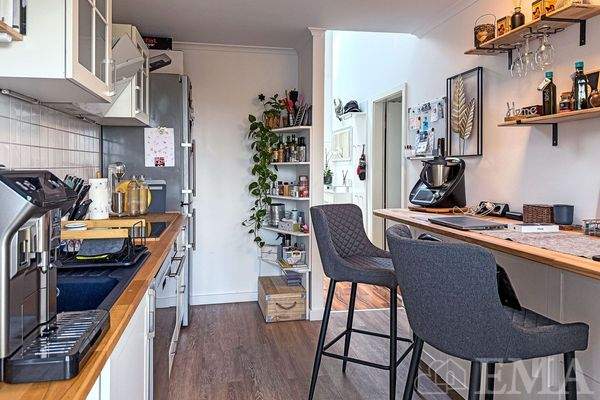 Küche in der Wohnung