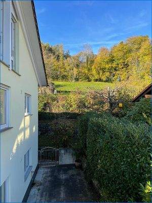 Ortsrandlage, Blick ins Grüne