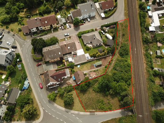 Markiertes Grundstück