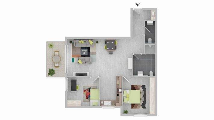 Grundriss Hauptstraße