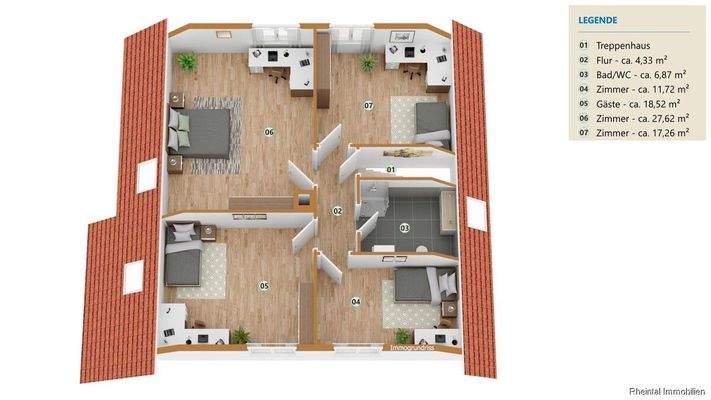 Grundriss Dachgeschoss