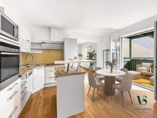 Küche mit Essbereich