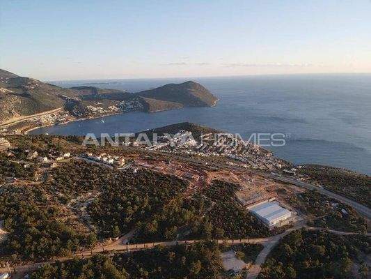 Sea and Nature-View Plots with Construction Permit in Kas Kalkan