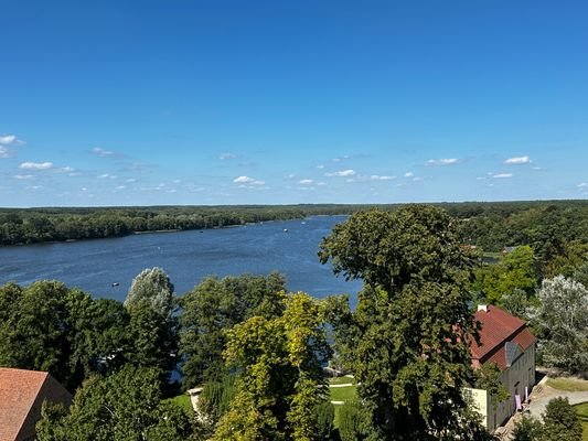 Blick auf den Mirower See