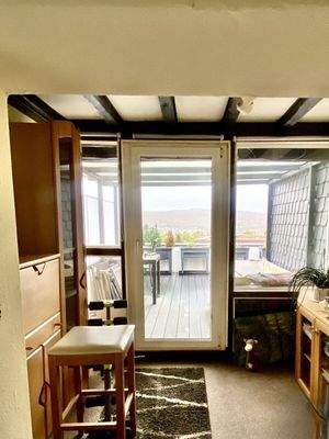 Zugang auf die Dachterrasse