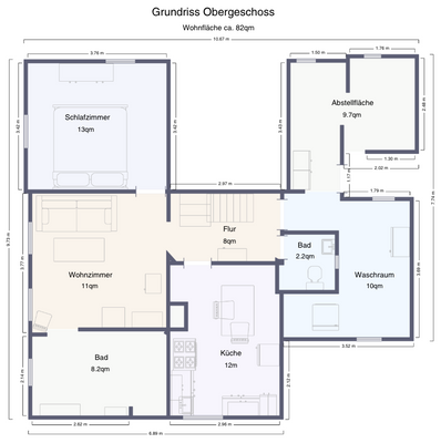 Grundriss Obergeschoss 2