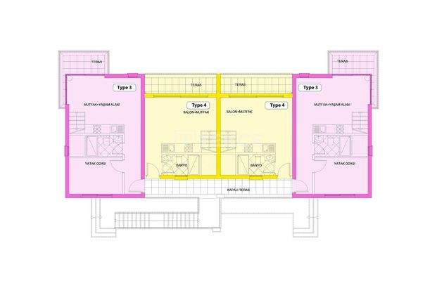 Apartments with Pools Within Walking Distance to Sea in Tatlısu