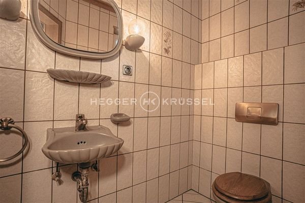 Das Gäste-WC im EG