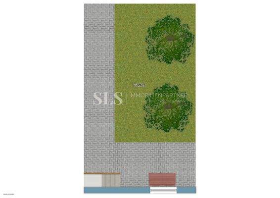 Grundriss-Skizze Garten