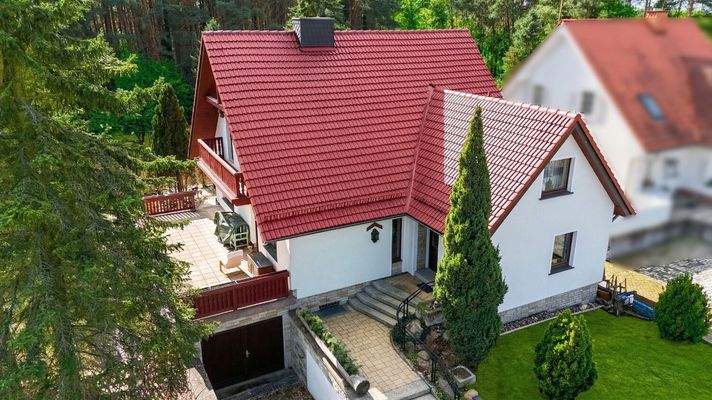 Hausansicht von oben