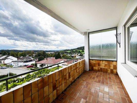 Sonnenbalkon mit herrlicher Weitsicht