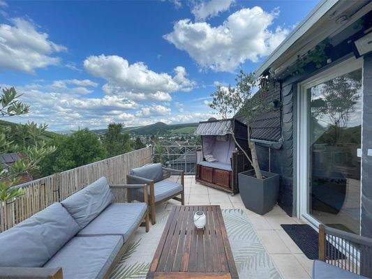 Terrasse mit Fernblick